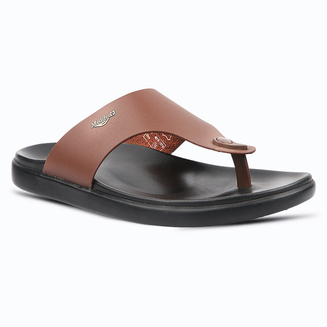 Medifeet Diabetic Slippers With Arch Support & Anti Skid || Comfortable & Cushion Slippers For Men's